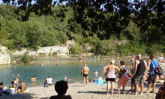 Puzzle au bord de la Cèze