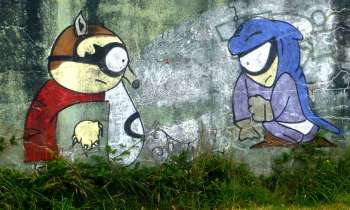 Puzzle 6629 - graf' sur un blockhaus
