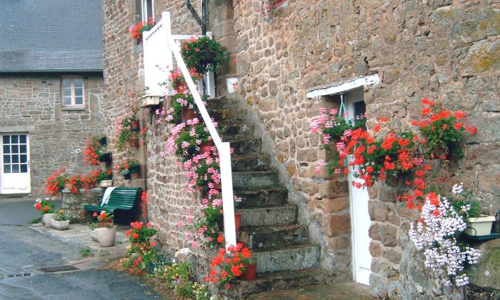 Puzzle façade avec escalier