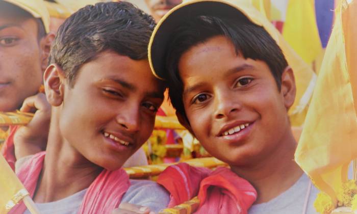 Puzzle le sourire des enfants en Inde