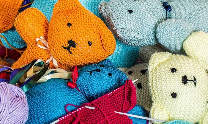 Puzzle Nounours en tricot