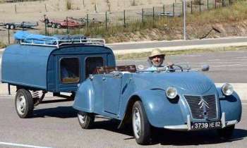 Puzzle 7458 - 2CV et REMORQUE