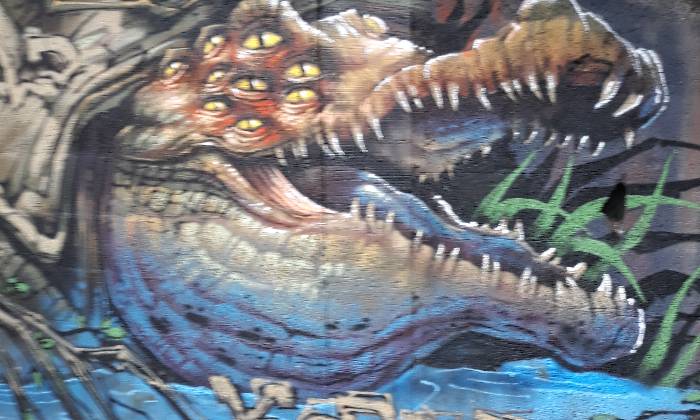 Puzzle crocodile mutant