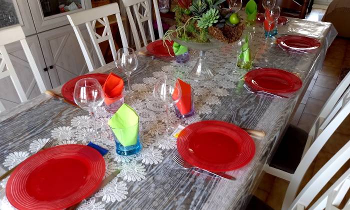 Puzzle Table décorée