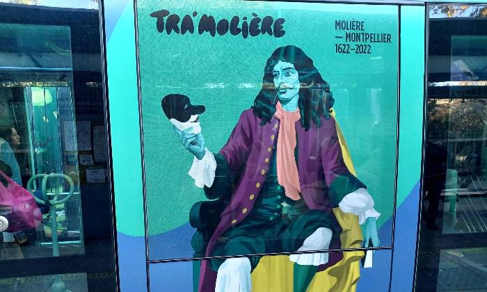 Puzzle tram hommage à Molière