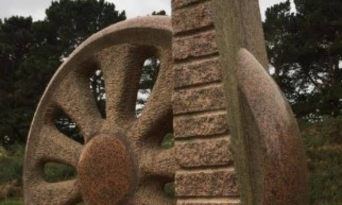 Puzzle roue en granit