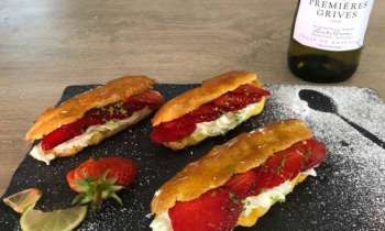 Puzzle 7658 - éclair fraise & vin blanc