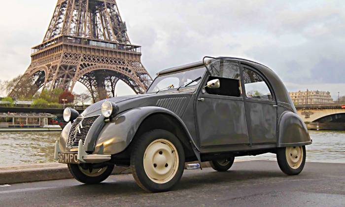 Puzzle une 2 CV à Paris