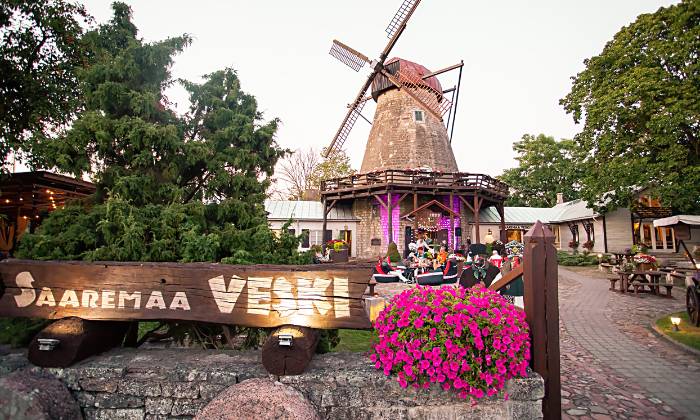 Puzzle restaurant dans un moulin