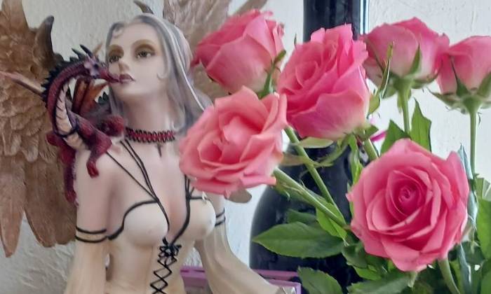 Puzzle nymphe dans les roses
