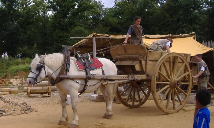 Puzzle cheval à Guédelon