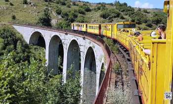 Puzzle 7816 - TRAIN JAUNE TOURISTIQUE