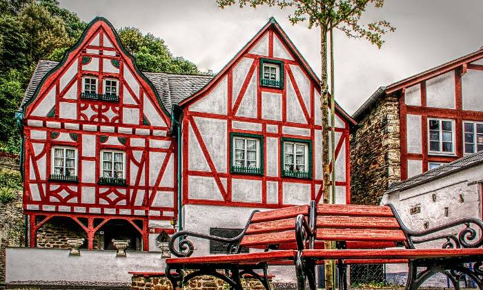 Puzzle Maisons en Forêt Noire