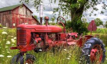 Puzzle 8486 - vieux tracteur