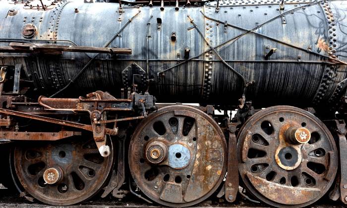 Puzzle Epave de locomotive