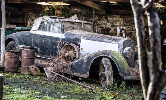 Puzzle Hispano Suiza sortie de grange