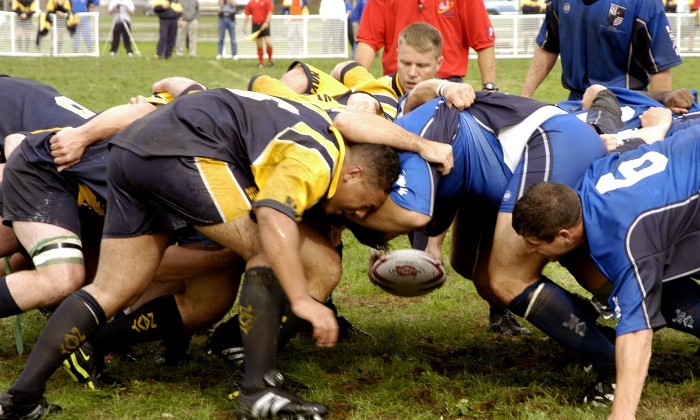 Puzzle Une mêlée de rugby