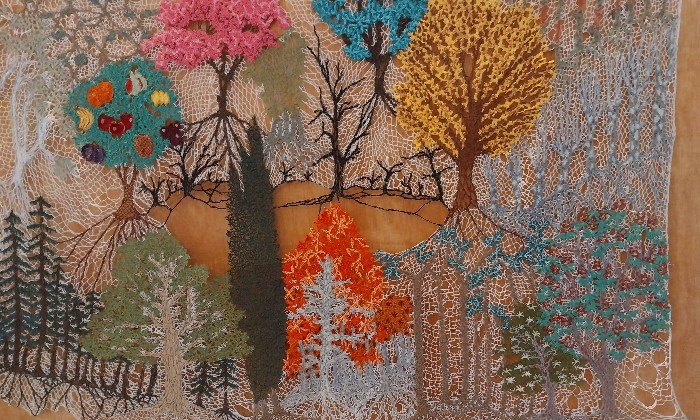 Puzzle Tableau fait en dentelle