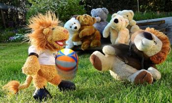 Puzzle 8787 - peluches footballeuses