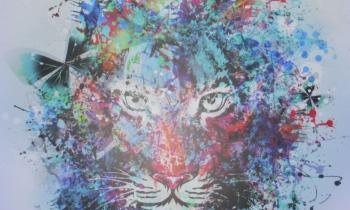 Puzzle 10837 - Un félin tout en couleurs