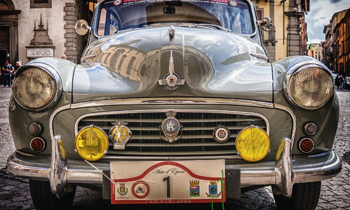 Puzzle Morris Minor années 50