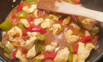 Puzzle 8715 - Poulet basquaise revisité