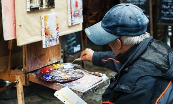 Puzzle 10271 - Artiste peinture