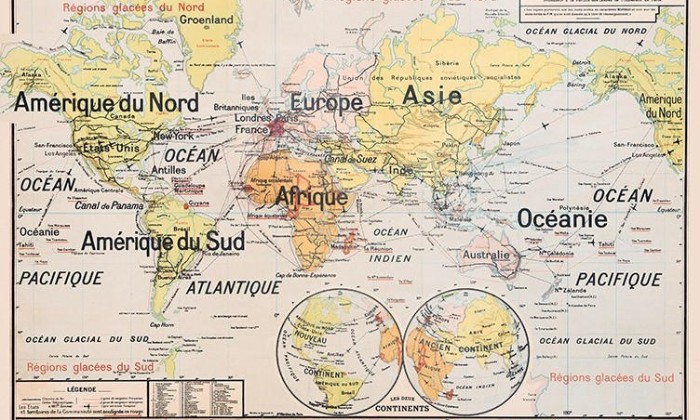 Puzzle Mappe monde