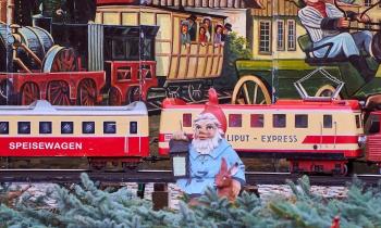Puzzle 8778 - Train de Noël vintage