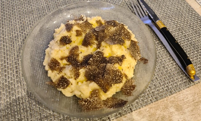 Puzzle omelette a la truffe