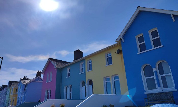 Puzzle Maisons colorées