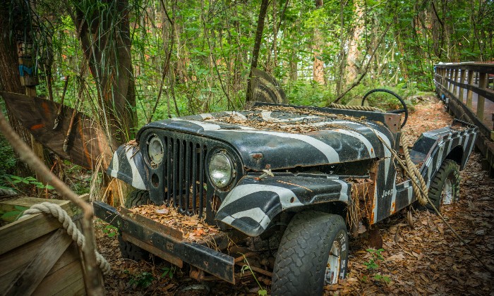 Puzzle épave Jeep