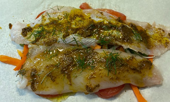Puzzle Filets de sole en papillote