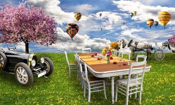Puzzle 10420 - photomontage " le printemps"