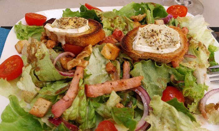Puzzle Salade de chèvre chaud