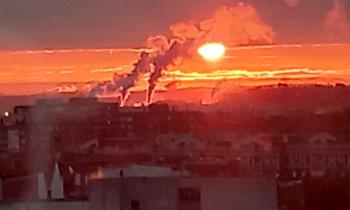 Puzzle 9844 - Coucher de soleil à Madrid