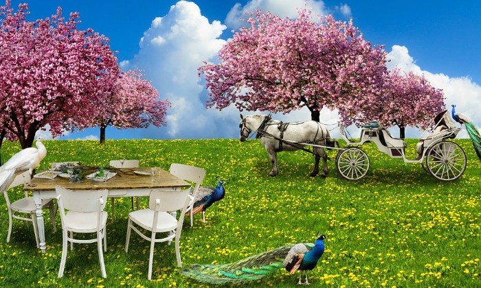 Puzzle Photomontage printanier