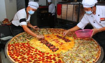 Puzzle 10366 - une pizza géante