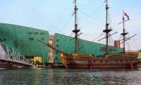 Puzzle Dans le port d'Amsterdam