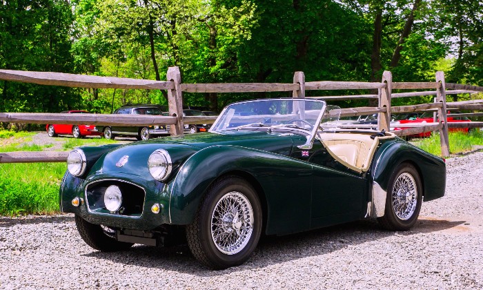Puzzle triumph TR3 de 1957