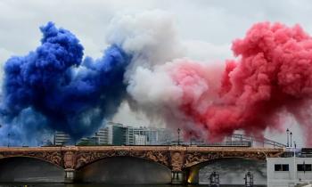 Puzzle 10266 - JO PARIS - Drapeau de feu