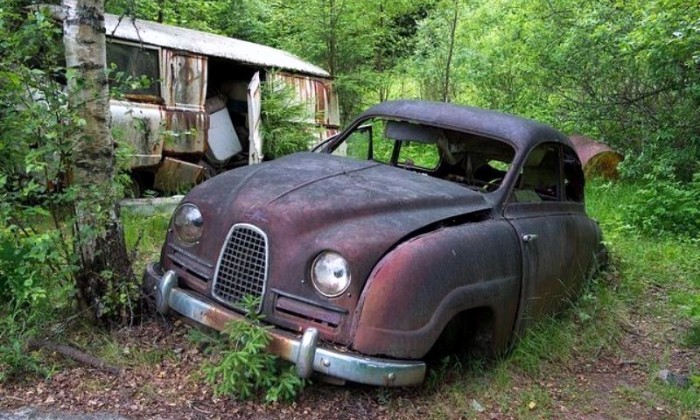 Puzzle SAAB ABANDONNÉE