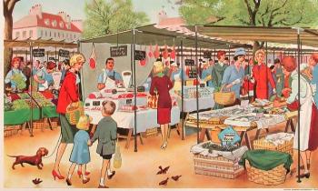 Puzzle 10781 - Au marché  illustration