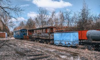 Puzzle 14673 - Vieux wagons abandonnés