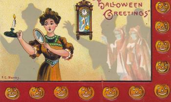 Puzzle 10747 - Halloween  carte de vœux