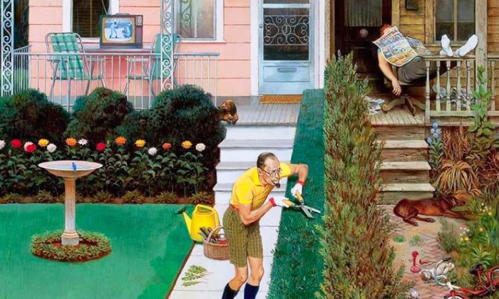 Puzzle deux voisins différents - Paysages & Fleurs - Absolu Puzzle