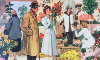 Puzzle 12251 - Affiche scolaire  La Fleuriste