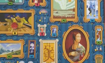 12049 | Art Society - Jeu de société auquel j'adore jouer avec mes petits-enfants. Le but du jeu consiste à remplir de tableaux sa galerie.