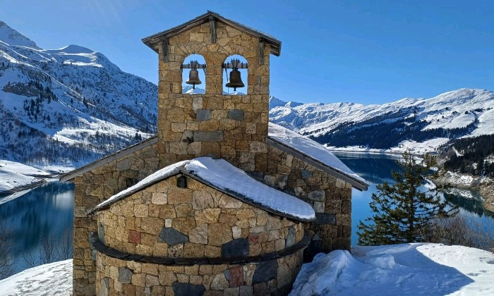 Puzzle Chapelle du lac de Roselend - Paysages & Fleurs - Absolu Puzzle