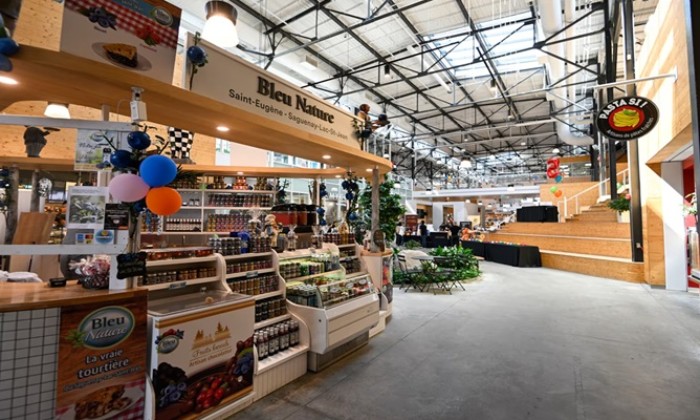 Puzzle Marché Bleu Nature
